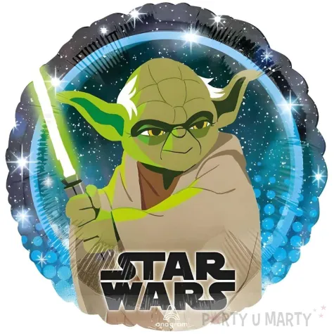 xx bfk balon foliowy18 star wars galaxy yoda