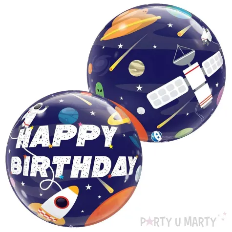 xx bfk balon takara bubble balloon birthday outer space 22