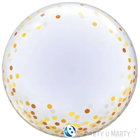 xx bfk balon takara deco gold confetti dots 24
