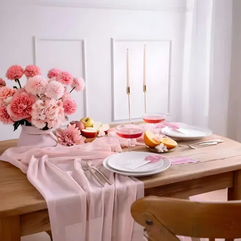 xx bieznik szyfonowy jasny rozowy 0 48 x 5 m