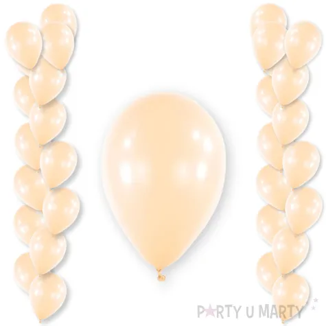 xx bl balon 11 rnd macaron peach 50 szt