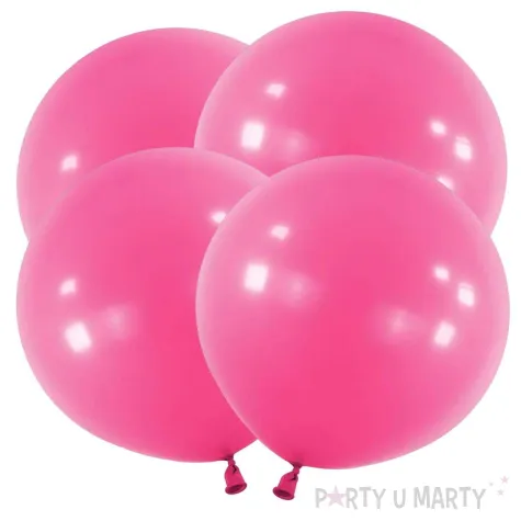 xx bl balon 24 rnd fashion hot pink 4 szt
