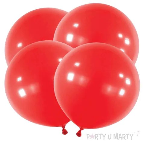 xx bl balon 24 rnd standard apple red 4 szt