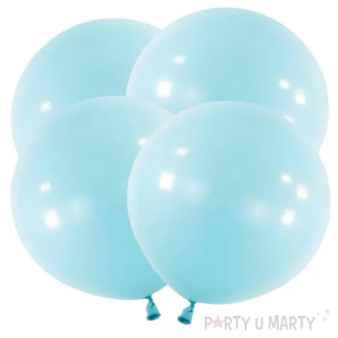 xx bl balon 24 rnd standard pastel blue 4 szt