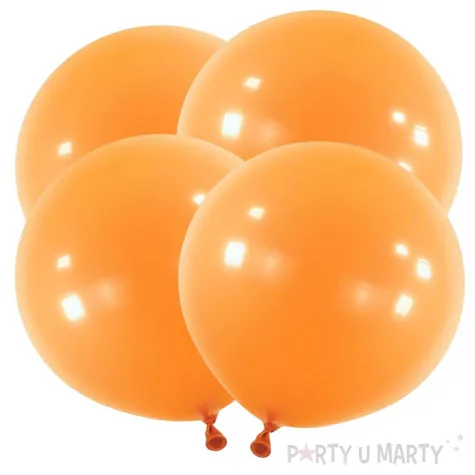 xx bl balon 24 rnd standard tangerine 4 szt