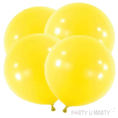 xx bl balon 24 rnd standard yellow sunshine 4 szt