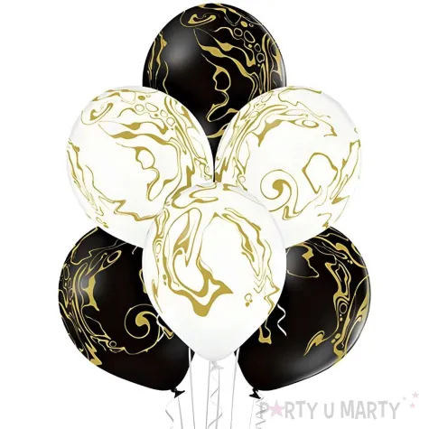 xx bl balony d11 marble 1c5s 6 szt