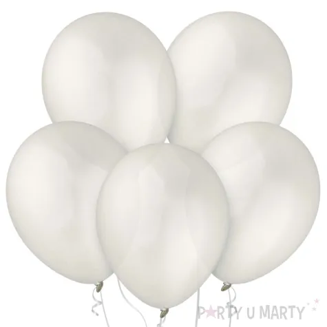 xx bl balony decomex 11 metallic pearl white 100 szt