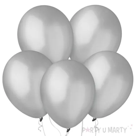 xx bl balony decomex 11 metallic silver 100 szt