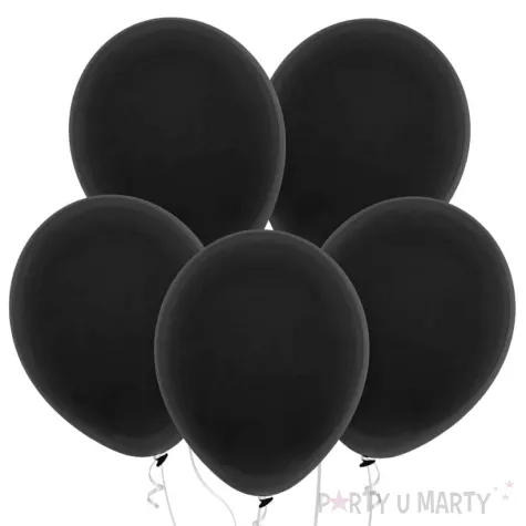 xx bl balony decomex 11 pastel black 100 szt