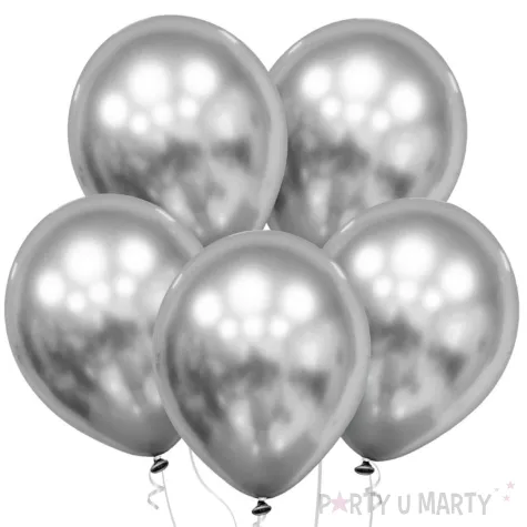 xx bl balony decomex 18 luster silver 25 szt