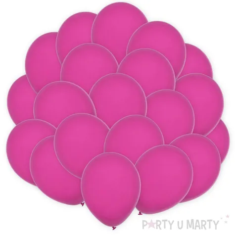 xx bl balony decomex 18 pastel fuchsia 25 szt