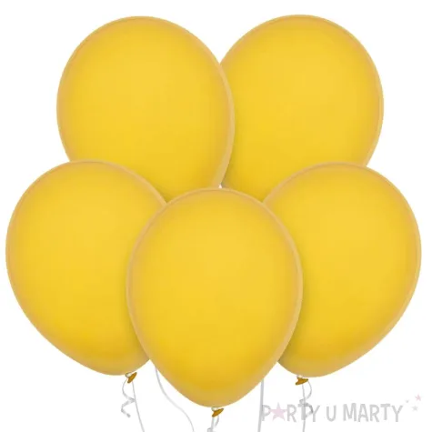 xx bl balony decomex 18 pastel golden yellow 25 szt