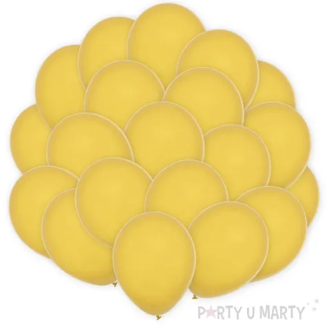 xx bl balony decomex 18 pastel golden yellow 25 szt
