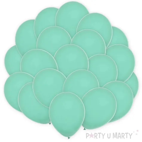 xx bl balony decomex 18 pastel matte green 25 szt