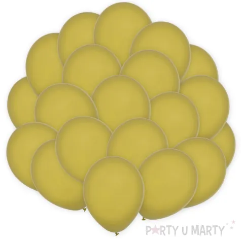 xx bl balony decomex 18 pastel mustard 25 szt