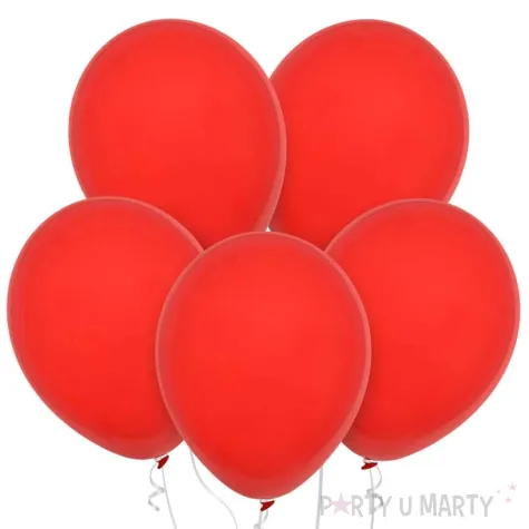 xx bl balony decomex 18 pastel red 25 szt