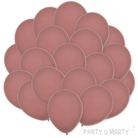 xx bl balony decomex 18 pastel rose wood 25 szt