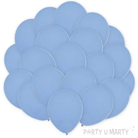 xx bl balony decomex 18 pastel sky blue 25 szt