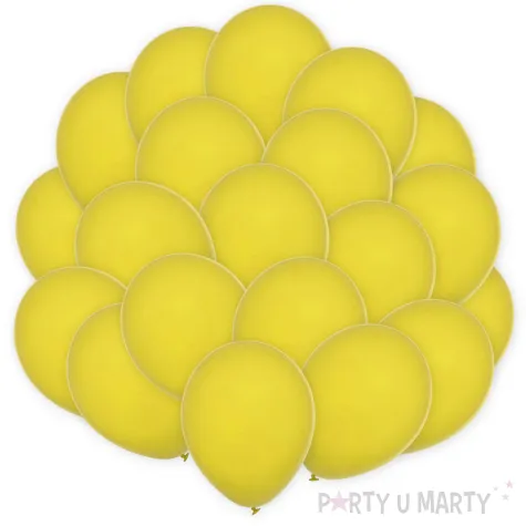 xx bl balony decomex 18 pastel yellow 25 szt