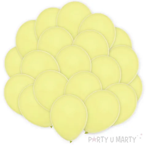 xx bl balony decomex 18 pastel yellowish 25 szt