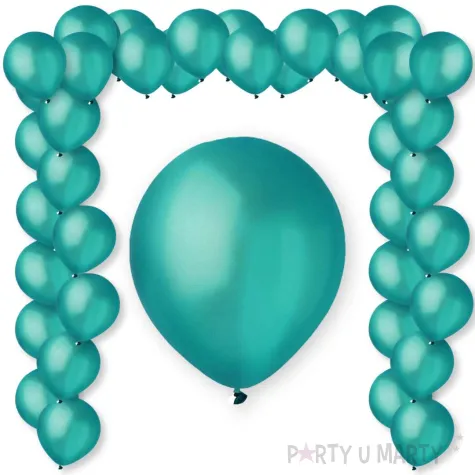xx bl balony decomex 5 metallic emerald green 100 szt