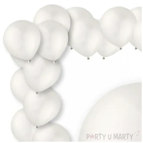 xx bl balony decomex 5 metallic pearl white 100 szt