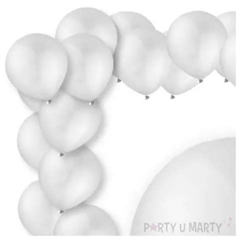 xx bl balony decomex 5 metallic white 100 szt