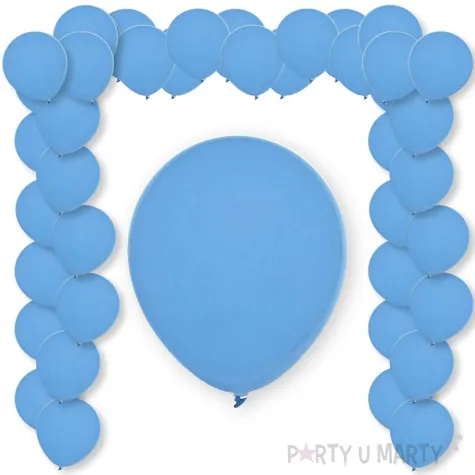 xx bl balony decomex 5 pastel baby blue 100 szt
