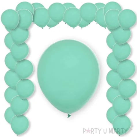 xx bl balony decomex 5 pastel matte green 100 szt