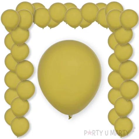 xx bl balony decomex 5 pastel mustard 100 szt
