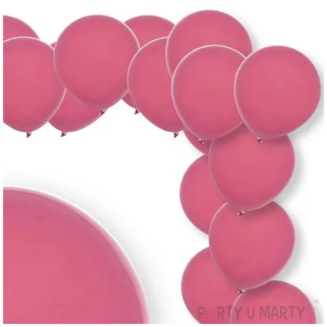 xx bl balony decomex 5 pastel rose 100 szt