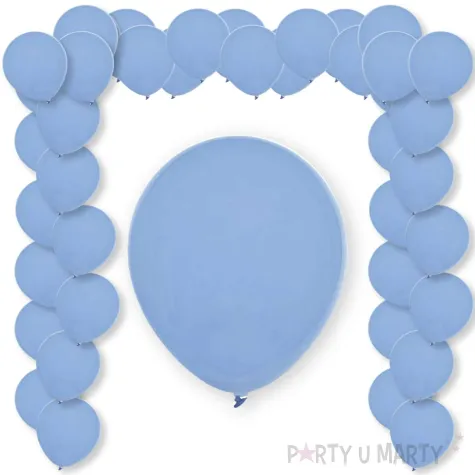 xx bl balony decomex 5 pastel sky blue 100 szt