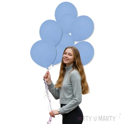 xx bl balony decomex 5 pastel sky blue 100 szt