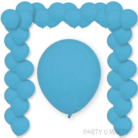 xx bl balony decomex 5 pastel tiffany blue 100 szt