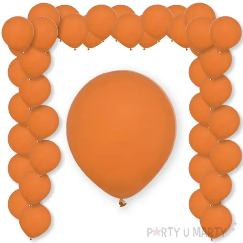xx bl balony decomex 5 pastelowe orange 100 szt