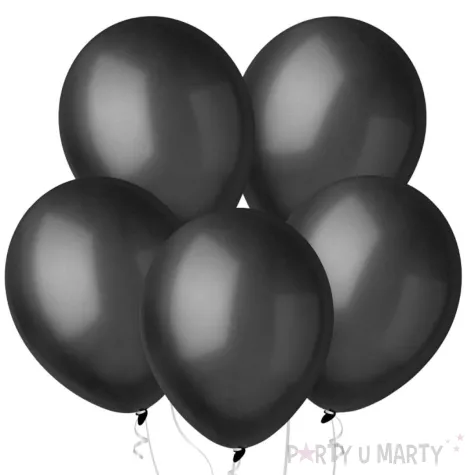 xx bl balony decomex 9 metallic black 100 szt