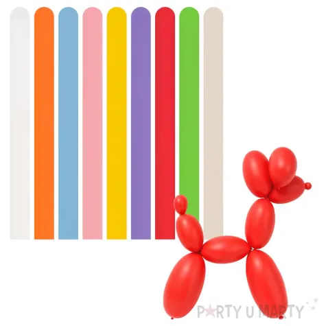 xx bl balony decomex m260 pastel assorted 100 szt