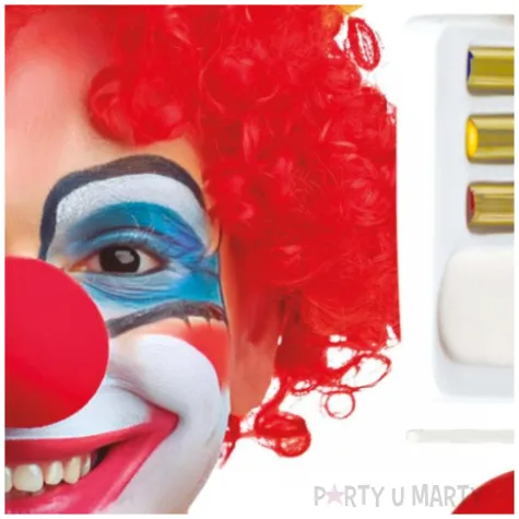 xx blister pack clown makeup