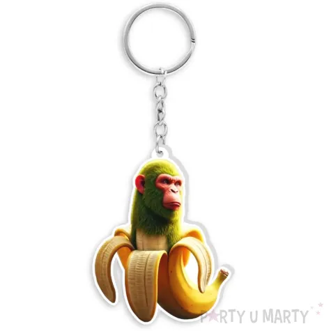 xx brelok drukowany chimpanzini bananini brainrot