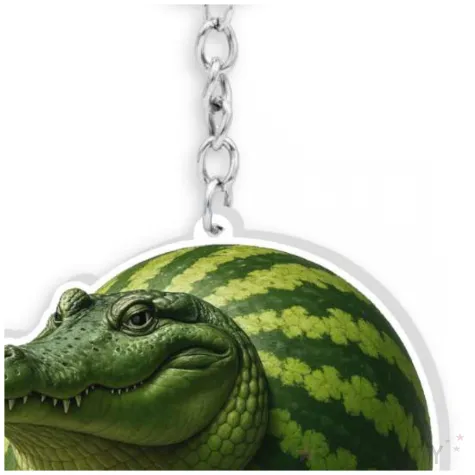 xx brelok drukowany glorbo fruttodrillo brainrot