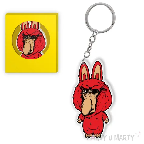 xx brelok lanosacz nosacz czerwony