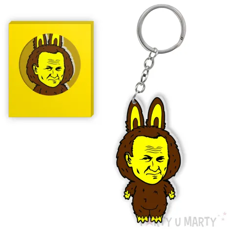 xx brelok lapapa papiez brazowy