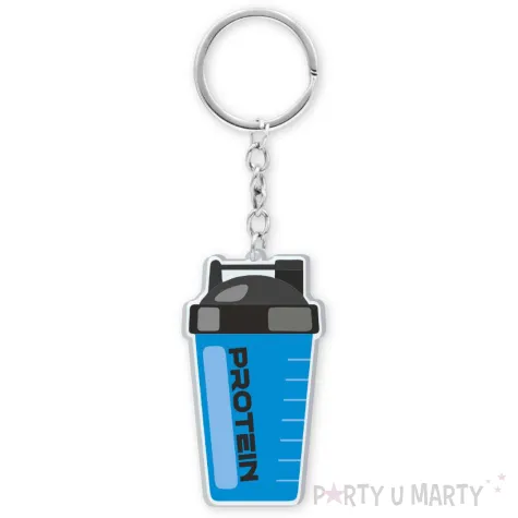 xx brelok shake proteinowy niebieski