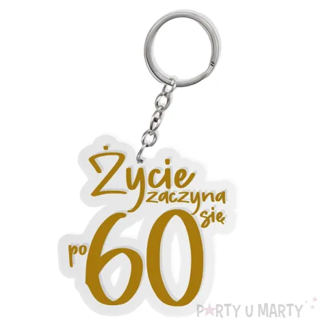xx brelok zycie zaczyna sie po 60 zloty