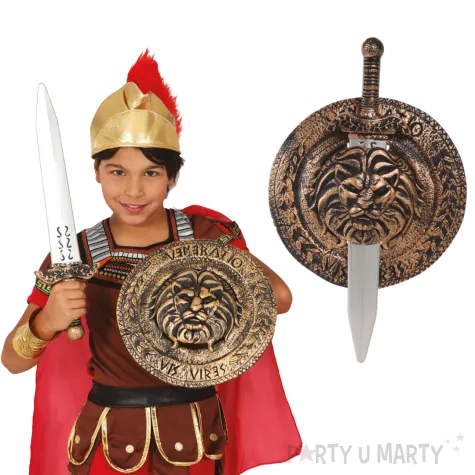 xx child shield 29 cm and sword 48 cm