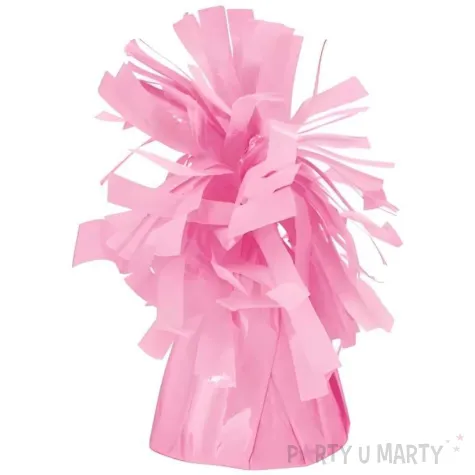 xx ciezarek do balonow foliowy jasny rozowy 1 op 4 szt