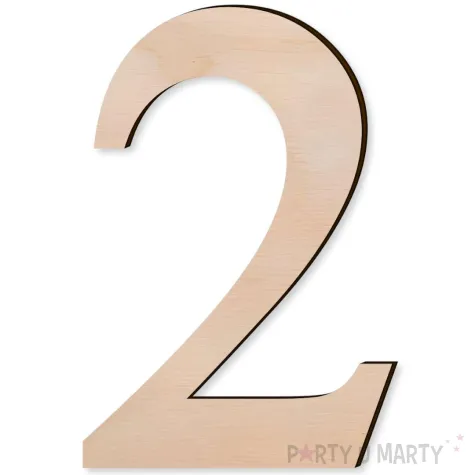 xx cyfra drewniana times 2 rozm l