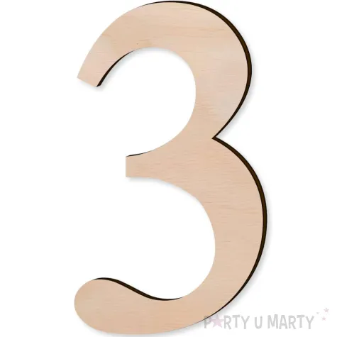 xx cyfra drewniana times 3 rozm l