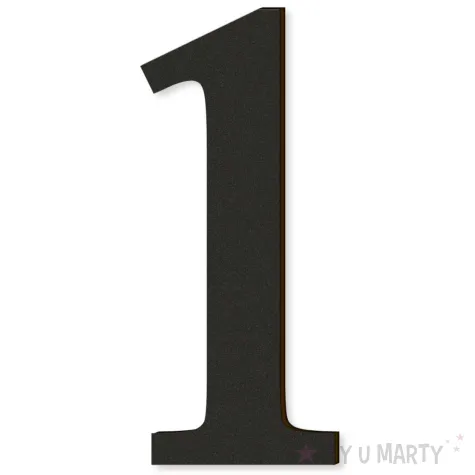 xx cyfra laminowana times 1 czarny rozm xl